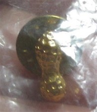 Vintage Peanut Pin Gold Tone * Still Sealed in Package