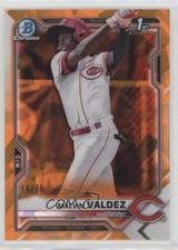 2021 Bowman Chrome Sapphire Edition Orange Refractor 10/75 Malvin Valdez ya6