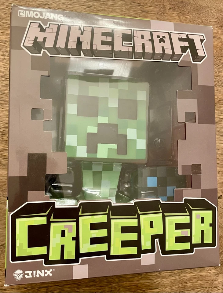 RARE LTD EDITION 2012 PIXELATED CREEPER 6" VINYL by Mojang and Jinx - Minecraft! - Image 4 of 4