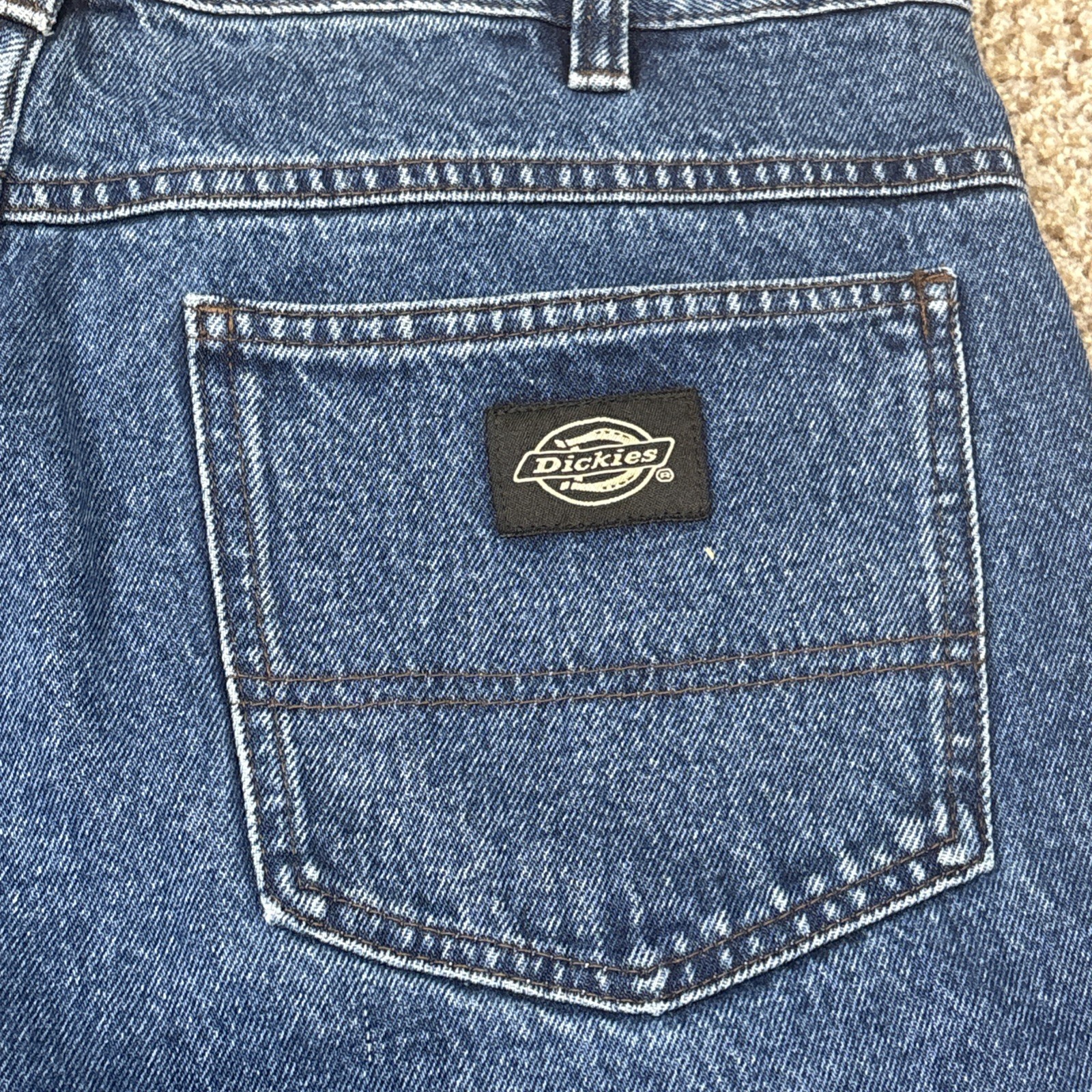 Dickies Regular Fit Straight Work Jeans Mens 38x34 Fits 34 X 30.5 - View 13