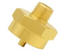 1LB Propane Gas Bottle Refill Adapter 1/4 Male NPT Thread X 1-20 Female Throwa