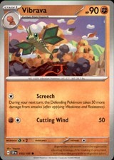 Pokemon Vibrava 105/191 Surging Sparks Non-Holo 5 Card Lot