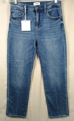 -NWT Pistola Monroe Crop High Rise Cigarette Crop Women's Jeans Indigo Sz 29
