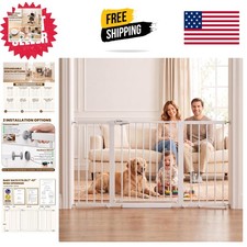 Multi-Functional 29.7-57 Baby Gate with Easy Installation for All Spaces