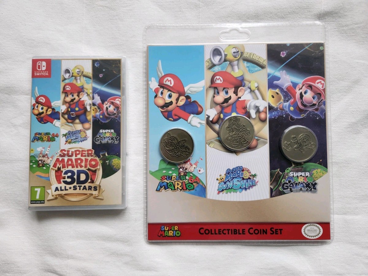 Super Mario 3D All-Stars (Switch) Rare US Pre-order Bonus Mint