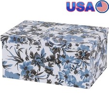 Large Decorative Gift Box W/ Floral Design Various Occasions & Home Use