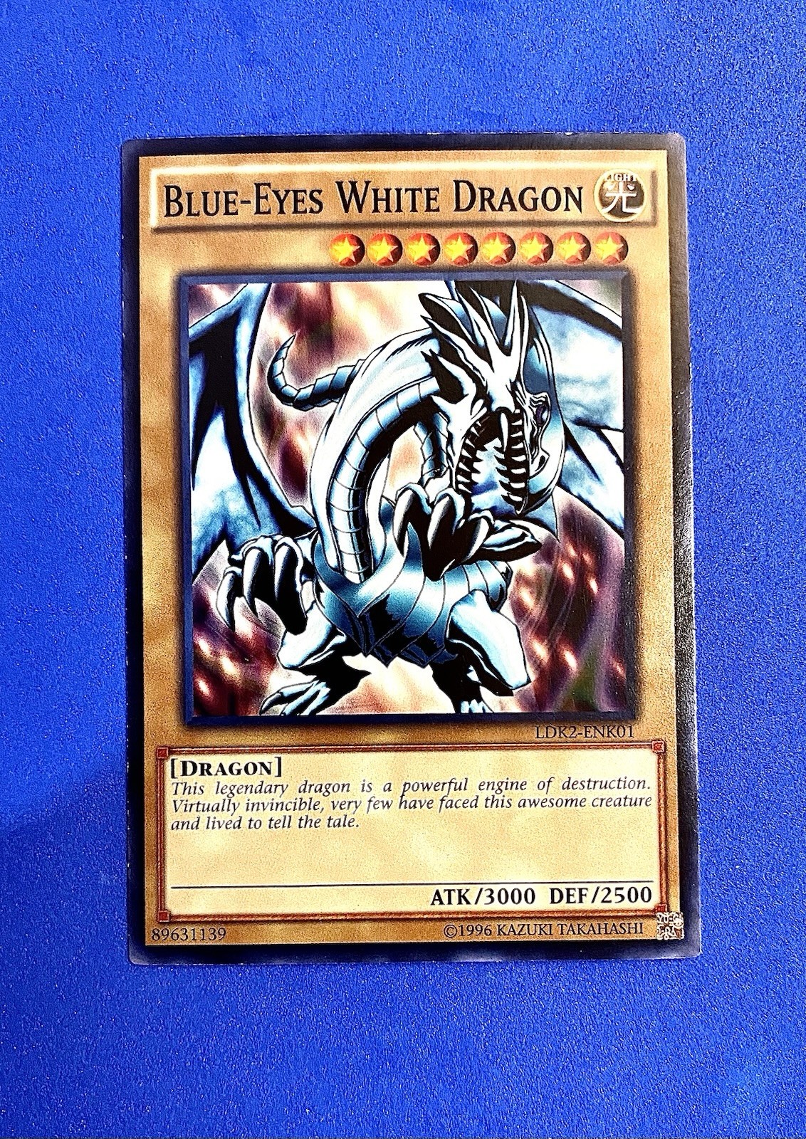 Yughio -Blue-Eyes White Dragon- LDK2-ENK01 Common Near Mint