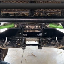 WEISEN Heavy-Duty Steel Winch Mounting Bracket For Kawasaki Brute Force 650 750