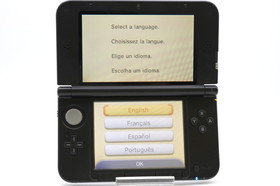 [REGION FREE] Nintendo 3DS XL LL Black Console English ok #005