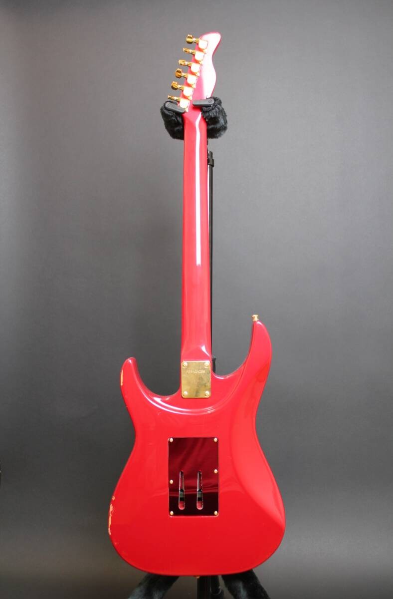 Electric Guitar Fernandes LA-115KK 1990s Red HSS Japan Alder Top
