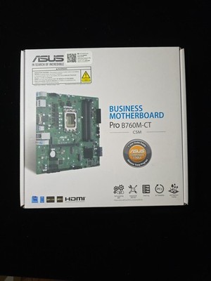 ASUS Pro Intel B760M-CT-CSM LGA1700 DDR5 M.2 Micro ATX Motherboard