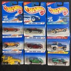 Hot Wheels Lot of 9 – 1995–1996 Blue Cards First Editions & Model Series