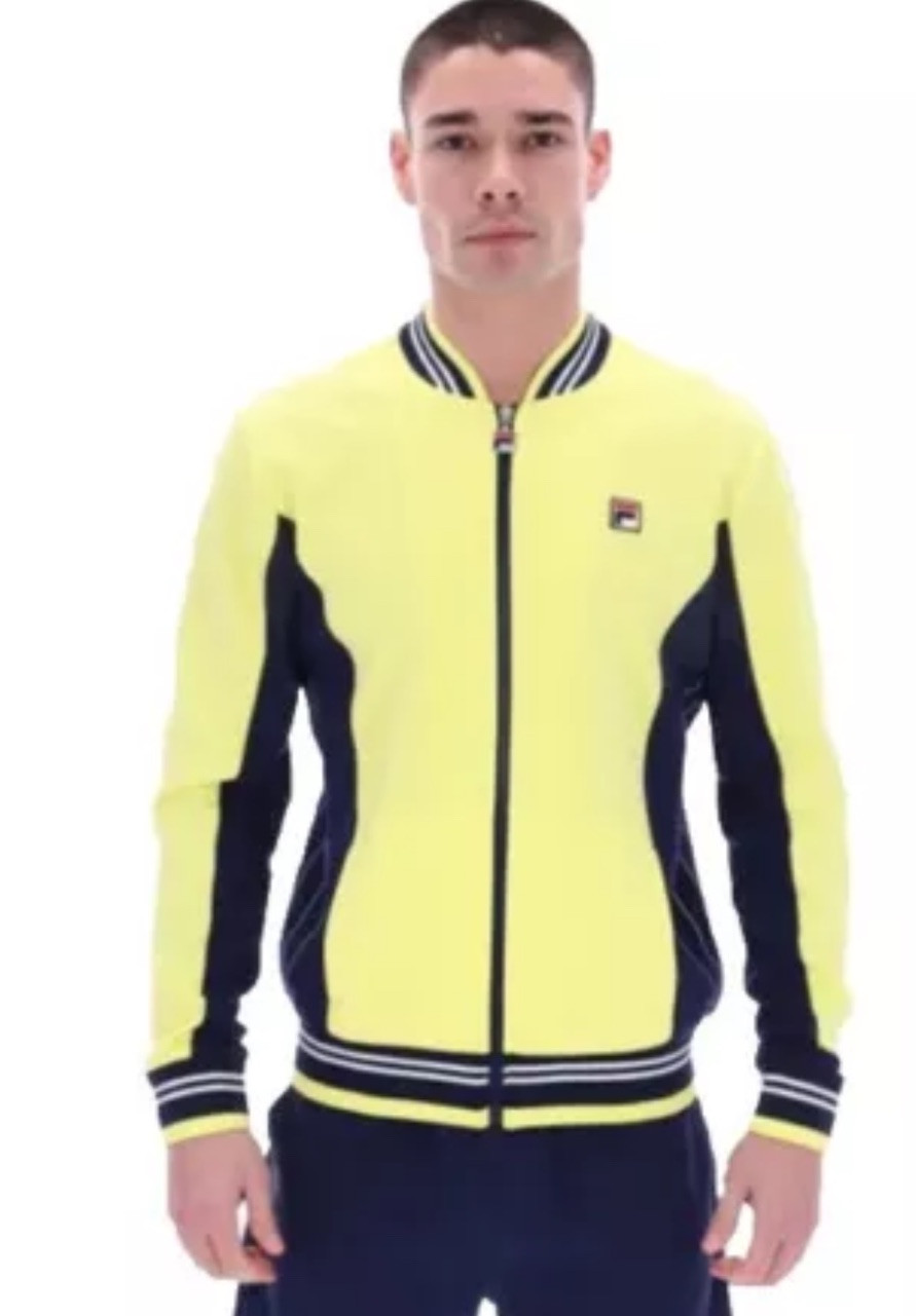 Giacca uomo Fila Settanta retrò baseball full zip track top taglia small