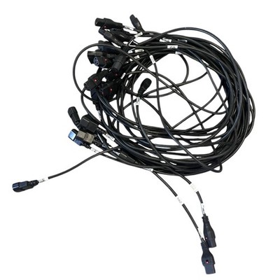 DINIC cold device cable C14 to C13 with lock, 2.0m, extension, black