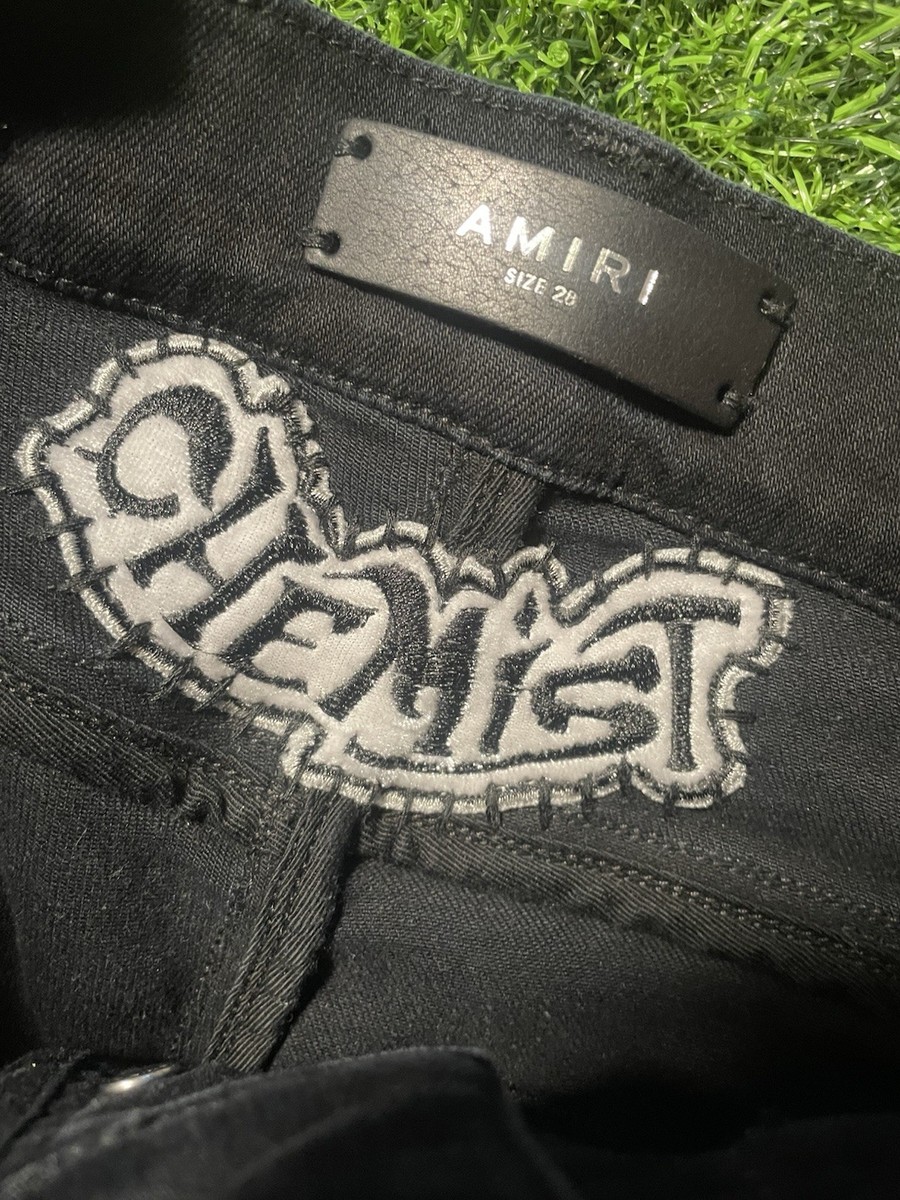 Amiri Chemist Black Star Patch Jeans – Size 28 | eBay