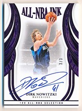 2024-25 Flawless Dirk Nowitzki All-NBA Ink Amethyst Auto #ANB-DNW (3/3)
