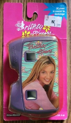Mattel Britney Spears Pocket Viewer Purple 3D View-Master 2000