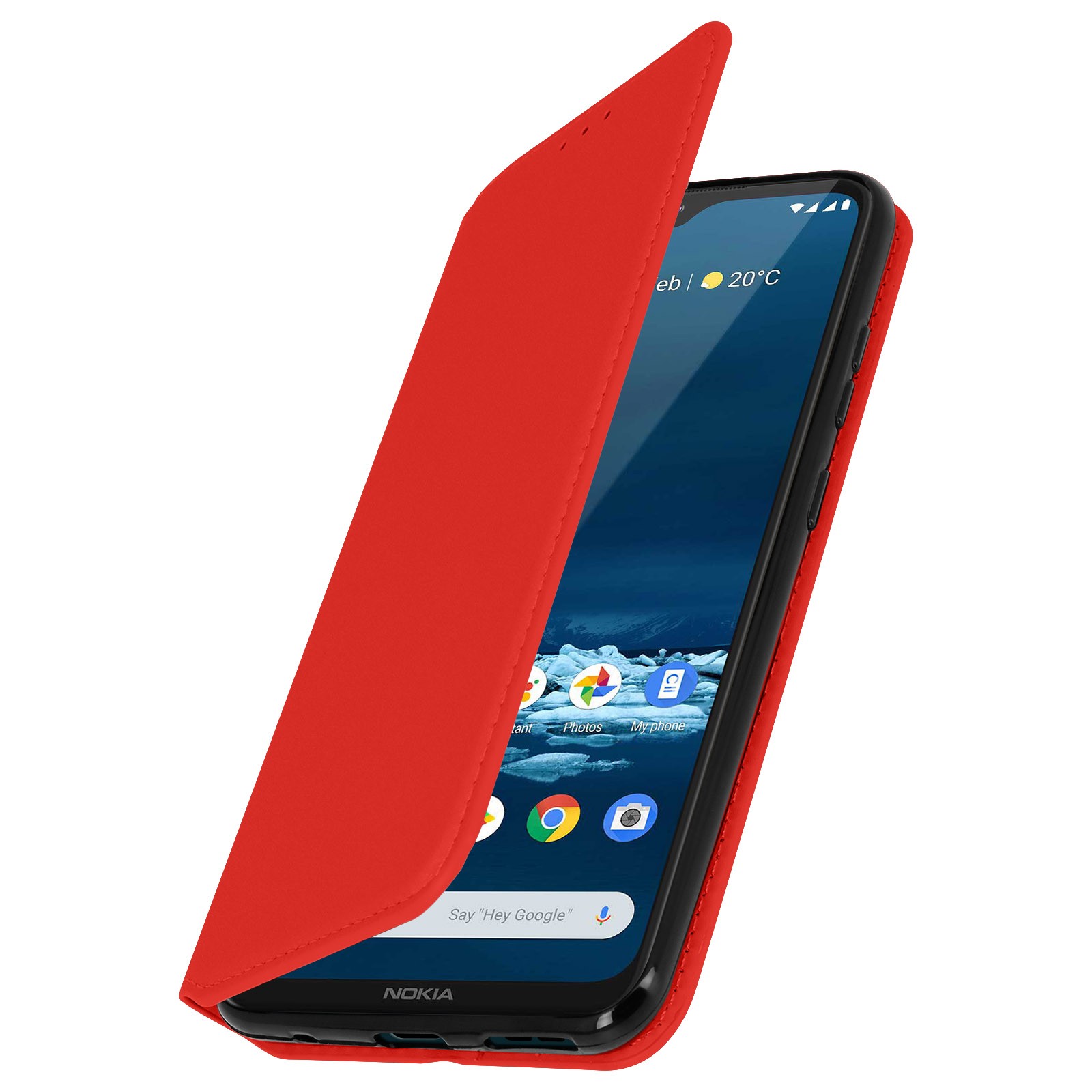 Housse Nokia 5.3 pliable Avizar avec support horizontal integre