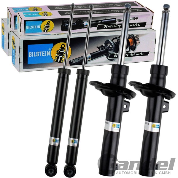 4X Bilstein B4 StossdÄMpfer Vorne + Hinten Passend FüR VW Tiguan 5N + Audi Q3 8U-image