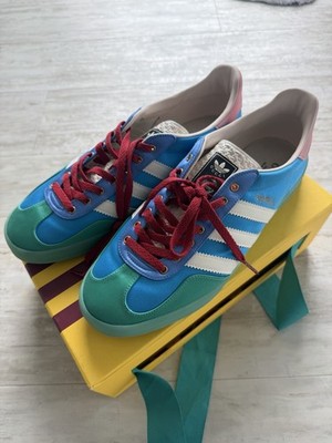 adidas gazelle silver green womens Adidas x Gucci Gazelle Sneakers  Multicolor