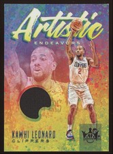 Kawhi Leonard #AE-KWL 2019-20 Court Kings Artistic Endeavors GU Patch Relic /179