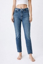 CITIZENS OF HUMANITY Olivia High Rise Slim Ankle Jeans Raw Hem- 29 Luxury Denim