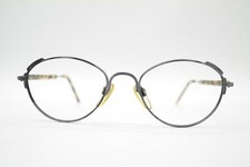 Vintage Pro Design Denmark P 1928 Gray Brown Oval Glasses Frame NOS