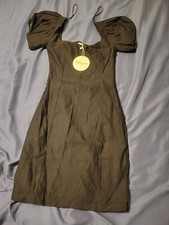 Blossom Bodycon Dress Puffy Sleeves Womans Size 3 New Spring Special Occasion 