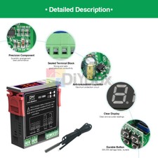 Digital STC-1000 Temperature Controller Temp Sensor Thermostat Control 110-220V
