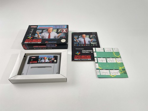 Super Nintendo John Madden Football 93 UKV Excellent état