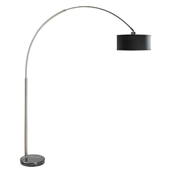 Lamps Lighting Ceiling Fans 81in Arc Floor Lamp Marble Base Living Room Decor Adjule Light Fixture Black