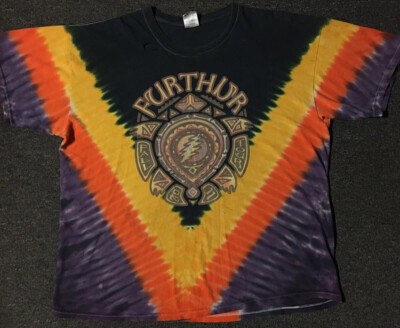 Phil Lesh & Bob Weir Further 2011 Faded Distress Tour Shirt L Concert Rock Vtg