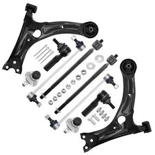 10pc For 2009-2013 Toyota Corolla Front Lower Control Arm Sway Bar Tie Rod End