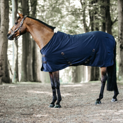 Kentucky Horsewear Cotton Sheet - navy - Abschwitzdecke