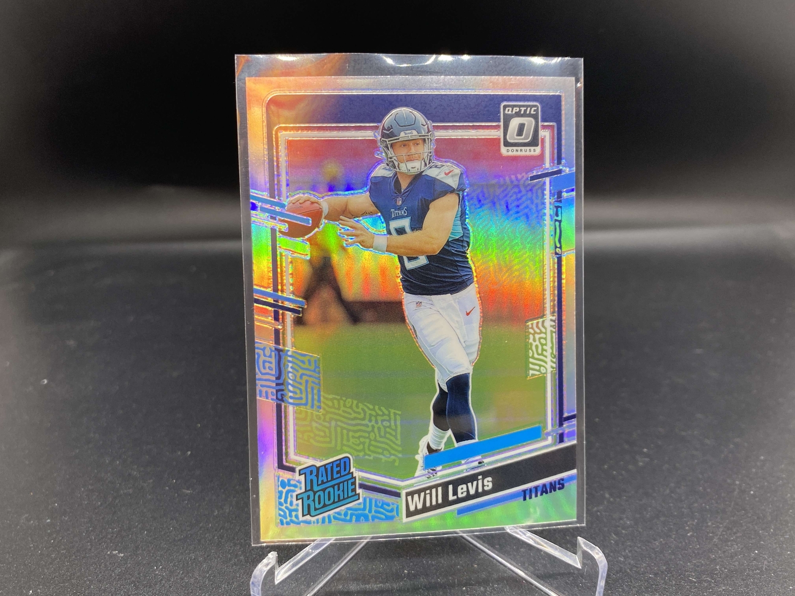 Will Levis 2023 Donruss Optic Silver Holo Prizm #298 Kentucky Titans RC Rookie