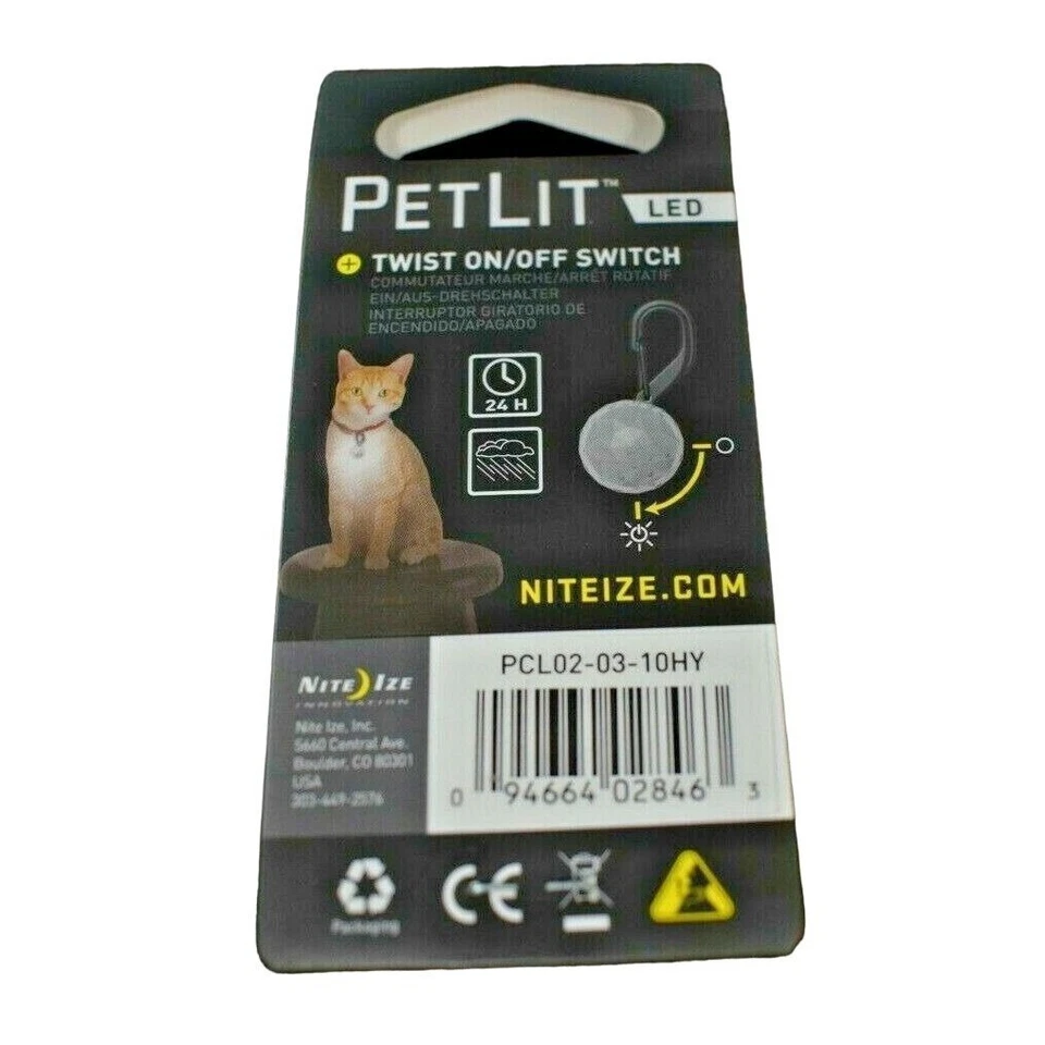 Nite Ize Innovation PetLit LED Clip on Light Fire Hydrant Dog or Pet Accessory - Image 2 of 2