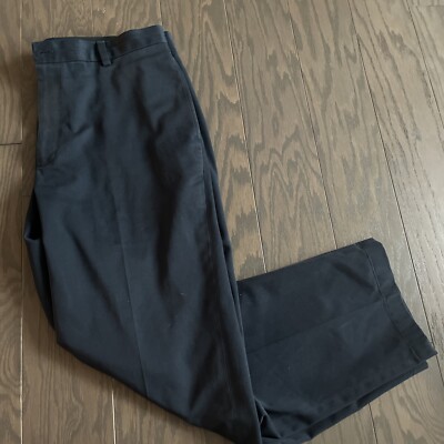 Brooks Brothers 346 Advantage Chino Clark 37 x 30 Pants Navy Blue