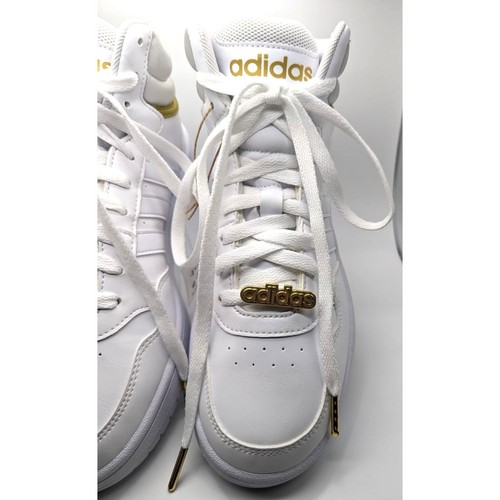 Adidas Hoops 3.0 Mid Classic Gold Metallic Schuhe schwer zu finden Größe 8,5 W - Bild 2 von 8