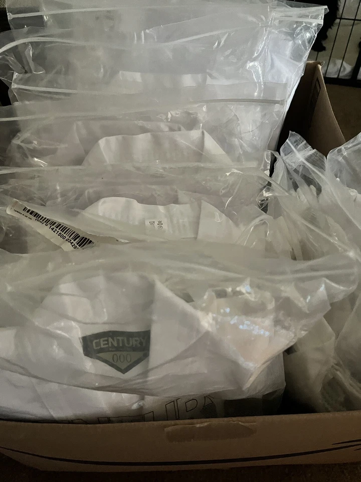 Century 7 oz. Middleweight Student Uniform Elastic Pant - White XS Size 0000 - Image 3 of 4