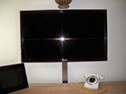 Design Kabelkanal Edelstahl für Fernseher TV LED Plasma Beamer 20 - 120cm neu 