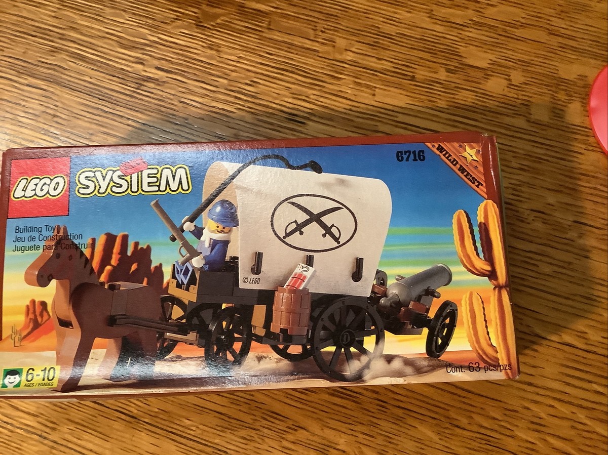 LEGO System Covered Wagon Wild West Weapons Wagon 6716 | eBay