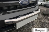 Vorderer StoßFäNger + Plattenhalter FüR Ford Ranger 2012 - 2016 Aus Edelstahl