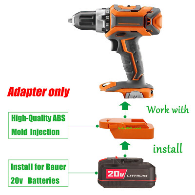 Aazon.co: 1x Adapter for Ryobi 18V Cordless Tools Fits for RIDGID 18V