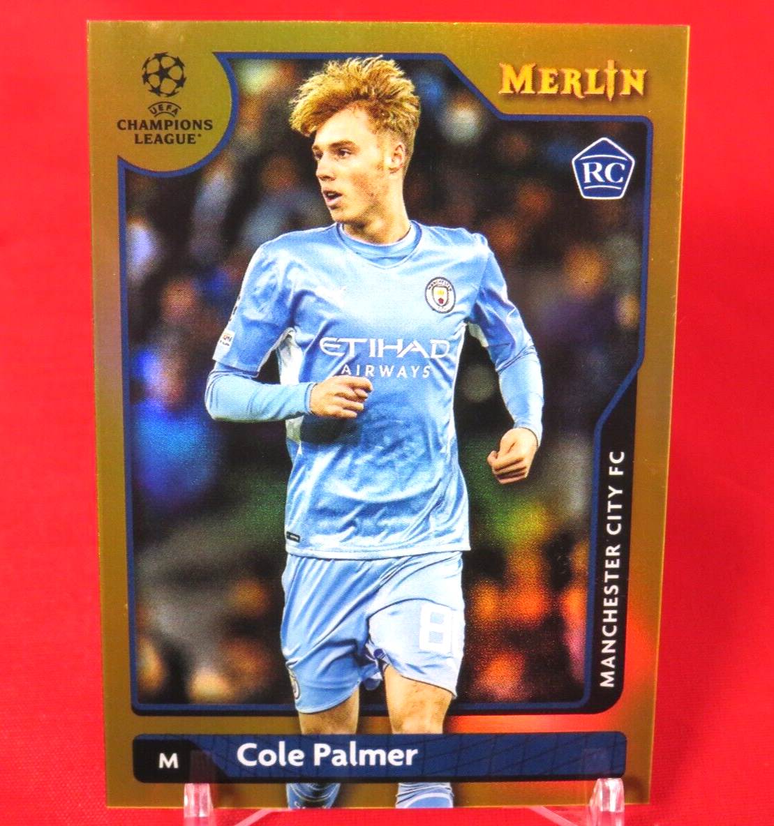 Cole Palmer GOLD Refractor RC /50 2021-22 Topps Merlin Chrome UEFA