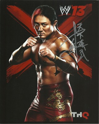 Yoshi Tatsu - WWE Wrestling Original Autograph 8x10 Signed Photo