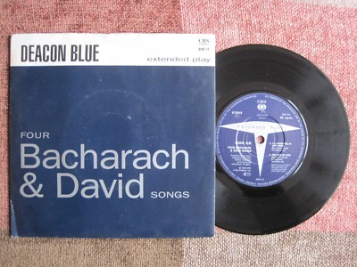 DEACON BLUE EP - FOUR BACHARACH & DAVID SONGS - 7'' 45 rpm vinyl record