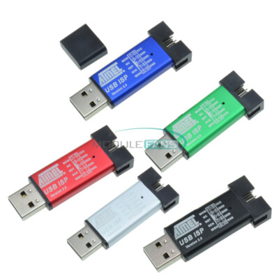 Mini USBISP USBASP Programmer Aluminum for 51 ATMEL AVR WIN7 64