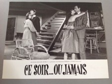 EXPLOITATION PHOTO (LOBBY CARD): TONIGHT OR NEVER (Dorléac Rich Bedos Karina