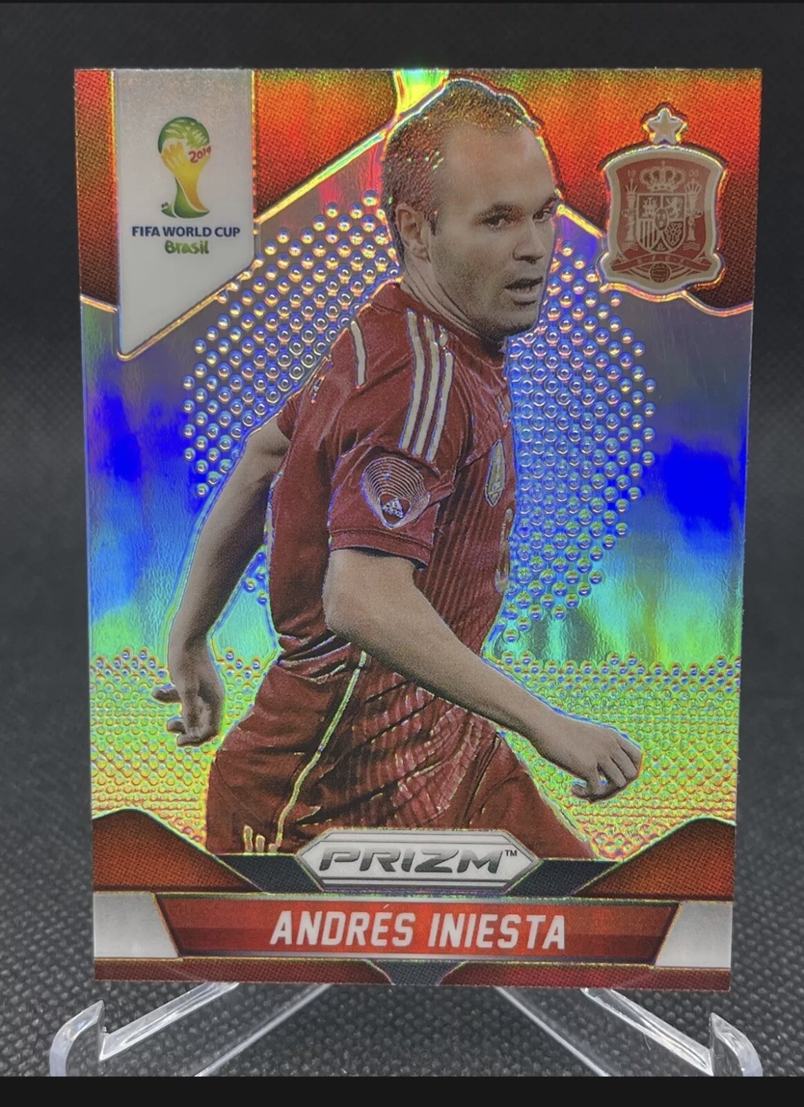 2014 Panini Silver Prizm World Cup Soccer #177 Andres Iniesta