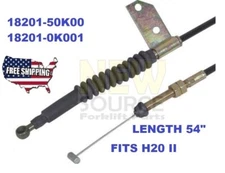 18201-50K00 18201-0K001 ACCELERATOR CABLE FOR NISSAN H20 II  L=54"